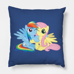 Fluttershy and Rainbow Dash - Flutterdash Pillow