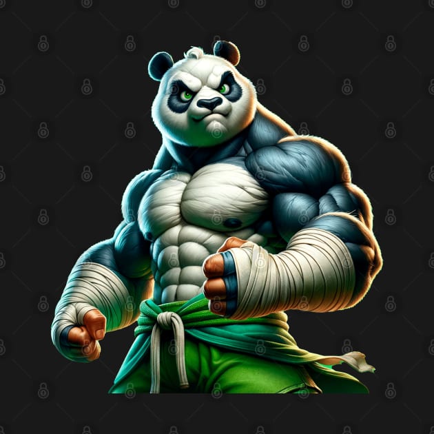 Unleash the Fierce Warrior Within: Embrace the Pandamonium! by ryspayevkaisar