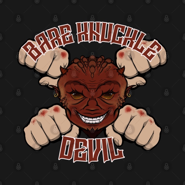 Bare knuckle boxing Devil by RampArt