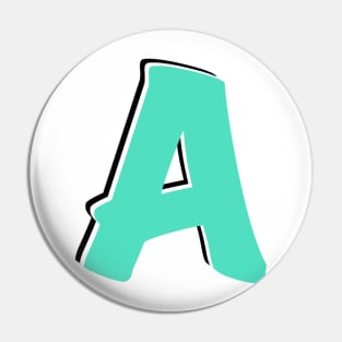 Letter A Pin