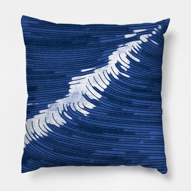 The Wave Pillow by bulografik