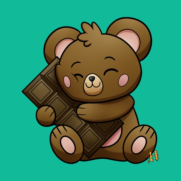 sweet milk chocolate teddy by Hymper