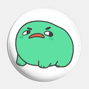 Disgusted frog Pin