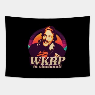 wkrp in cincinnati - retrowave Tapestry