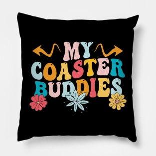 my coaster buddies Pillow