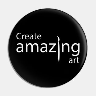 Create amazing art typography design Pin