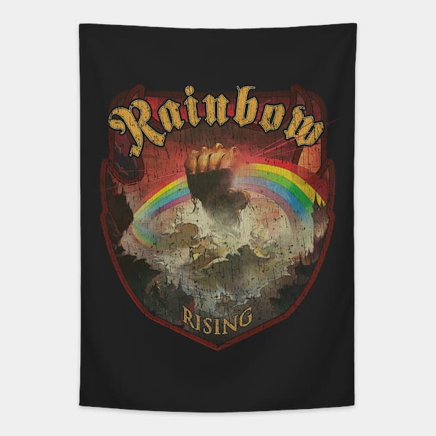 Rainbow Rising 1976 Tapestry by JCD666