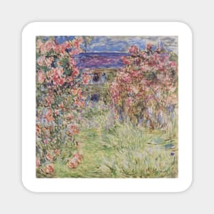 House Among the Roses by Claude Monet Magnet