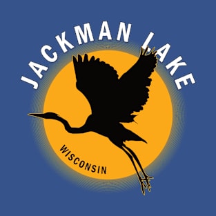 Jackman Lake in Wisconsin Heron Sunrise T-Shirt