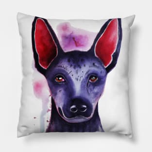 Xoloitzcuintli Watercolor - Dog Lovers Pillow