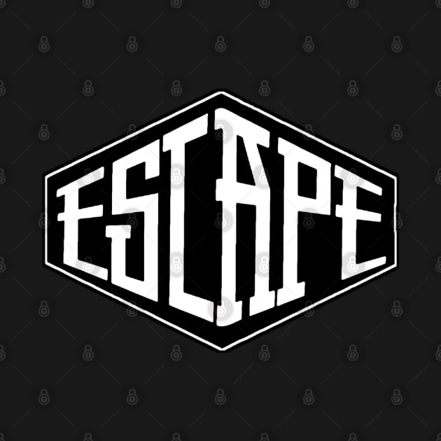 Escape White colour Logo is good 6 by SkullRacerShop