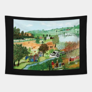 grandma moses Tapestry