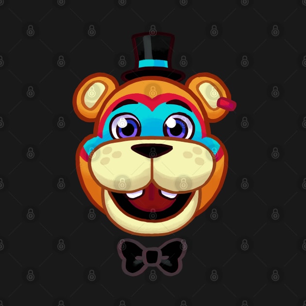 Freddy Fazbear Face Sticker by Maru-Chan-Shop