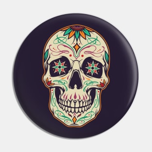 Skeletor Head Flowers Digital Art /Funny Gift Edit Pin