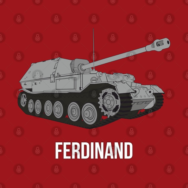 Ferdinand German tank destroyer by FAawRay