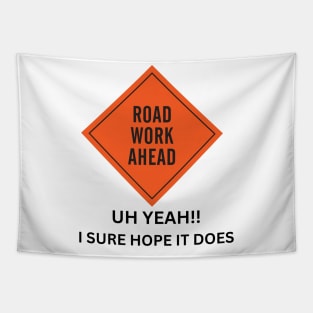 road work ahead vine joe meme funny humor drew gooden Tapestry