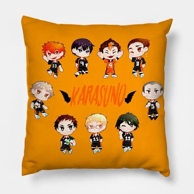 Karasuno Pillow by Techagau