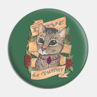 Tabby Cat Pin