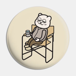 Cat on Chair #001 Pin