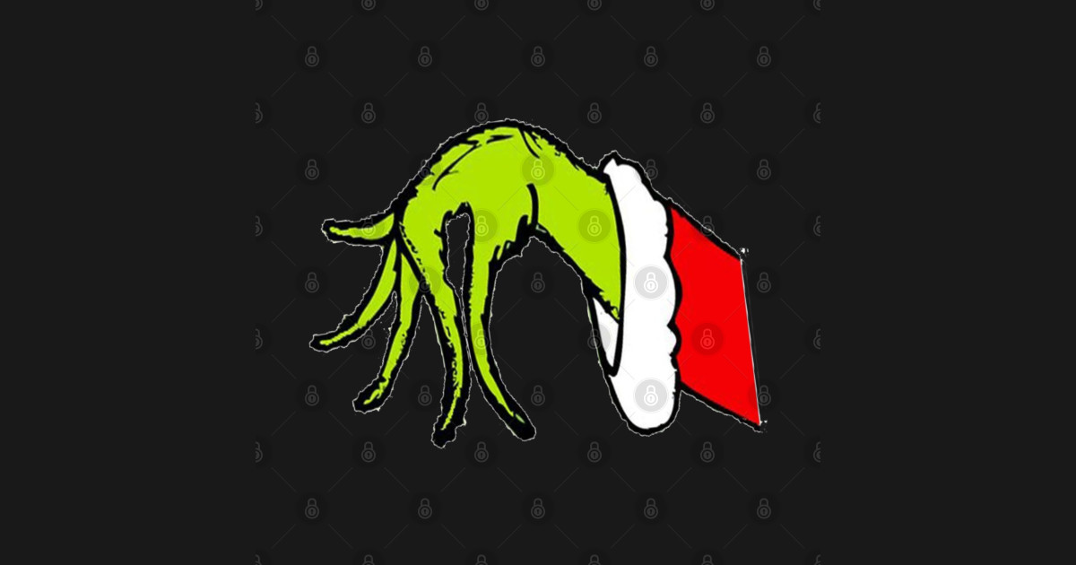 Grinch hand - Grinch Hand - T-Shirt | TeePublic