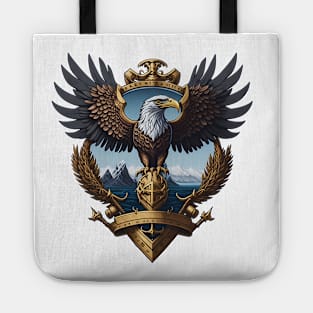 Eagle on the top of the world Tote