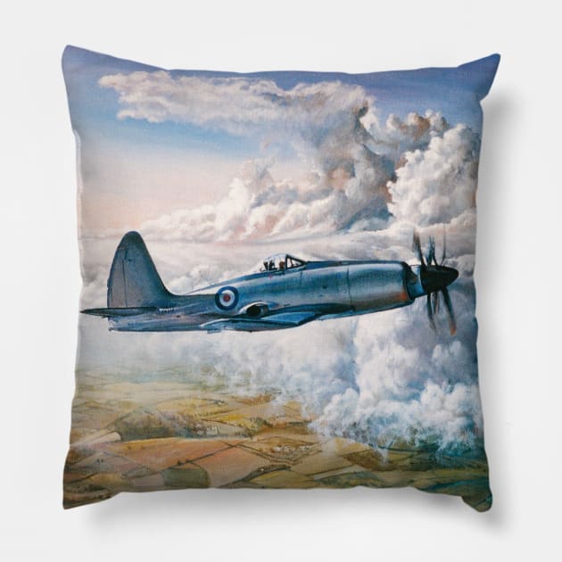 Westland Wyvern Pillow by WonderWebb