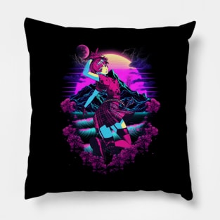 Mitsuru's Ice Magic Personas 3 Tees for Elemental Enthusiasts Pillow