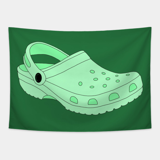 Green Crocs - Crocs - Tapestry TeePublic