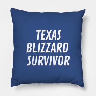 Texas Blizzard Pillow