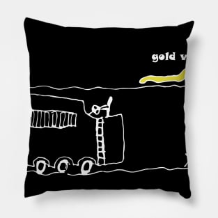 Tunnel drilling machine, black Pillow