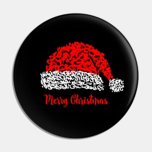 Merry Christmas Red Santa Hat / Xmas Graffiti Pin