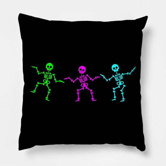 Skeleton Pillow by jjsealion