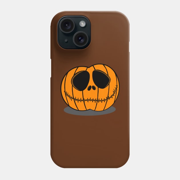 Jack Skellington Pumpkin Phone Case by Jamie Collins