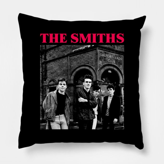 The Smiths Retro Vintage Pillow by zoeyha