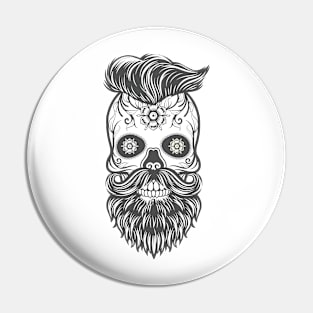 Handsome Skull Pin