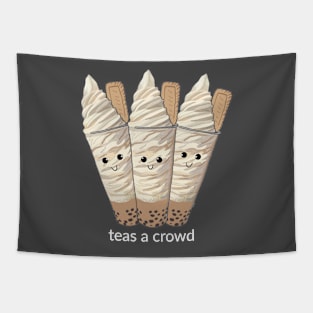 Teas a Crowd Tapestry