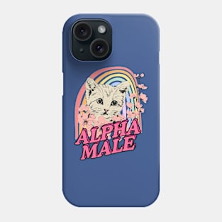 Alpha male. Cute kitten Phone Case