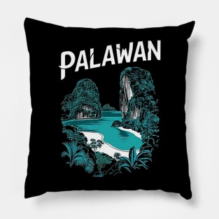 Palawan Island Philippines Pillow