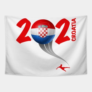 Croatia Euro Soccer 2021 Tapestry