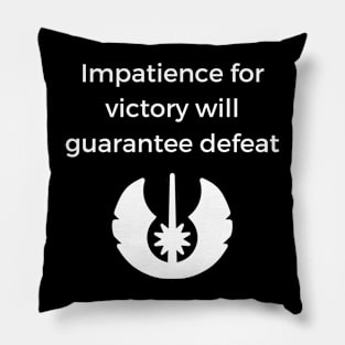 Impatience Among the Stars Pillow