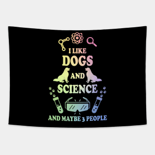 I Like Dogs And Science Tapestry