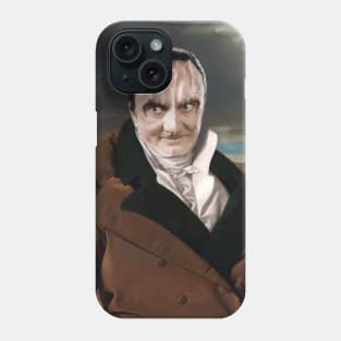 Gothic Murder Lizard Spy in Ingres's 1800s Portrait Phone Case