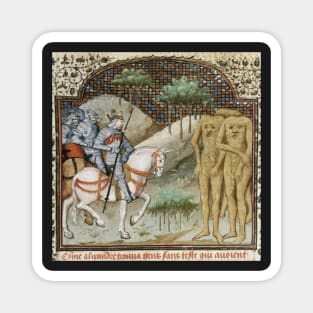 A grotesque scene from a medieval chronicle Magnet