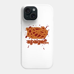 Spaget. (weird spaghetti) (splatter) Phone Case