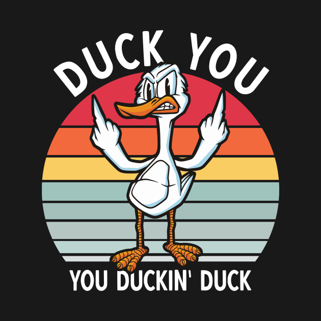 Duck Middle Finger by Tobias Store