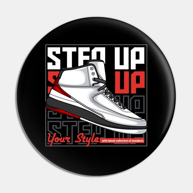 AJ 2 Retro Sneaker Pin by milatees