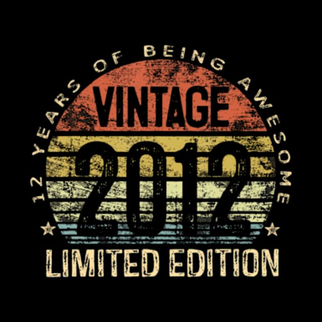 Year Old s Vintage 2012 Limited Edition 12th Birthday by Daysy1