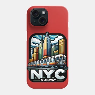 New York Subway NYC Subway Train Phone Case