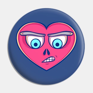 Angry heart 1 Pin