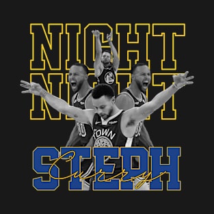 Night Night Steph Curry Golden State Warriors T-Shirt